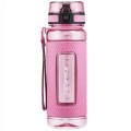 Sticla pentru Apa din Tritan, Roz Deschis, Fara Bpa, cu Capac, 800 ml, Uzspace Sport