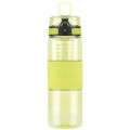 Sticla pentru Apa din Tritan, Verde Lamaie, Fara Bpa, cu Capac, 700 ml, Uzspace