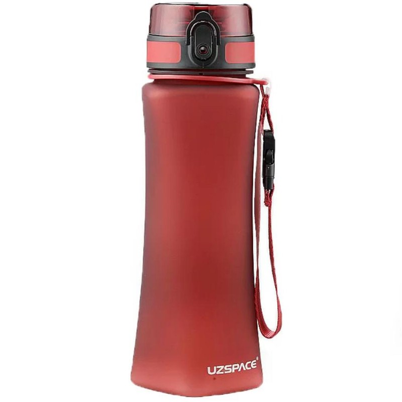 Sticla pentru Apa Slim din Tritan, Rosie, Fara Bpa, cu Capac, 700 ml, Uzspace