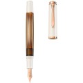 Stilou Classic M200 Editie Speciala Copper Rose-Gold, Penita M, Accesorii Placate cu Aur Roz, Corp Alb-Cupru
