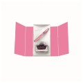 Stilou Classic M205 F Piston, Penita Otel Inoxidabil, Corp Rose Quartz, Calimara Cerneala Edelstein Rose Quartz In