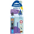 Stilou Griffix pentru Dreptaci, Culoare Neon Black, Blister, Pelikan