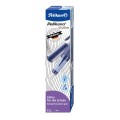 Stilou Pelikano Structure, Penita M, Grip Ergonomic, pentru Dreptaci +  1 Patron Mare Albastru, Albastru, in Cutie de Carton