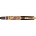 Stilou Souveran M600 F Art Collection Georg Tippel, Penita Aur 14K Decor Rodiu, Cutie Cadou