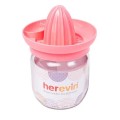 Storcator Manual pentru Citrice, Recipient de Sticla, Capacitate 425 ml, Herevin