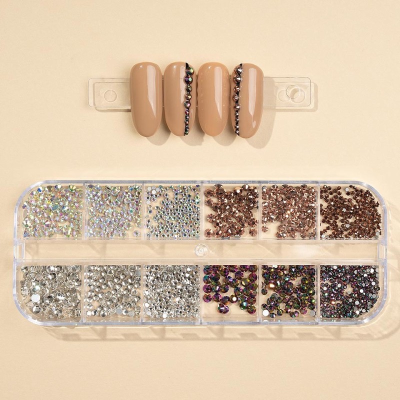 Strasuri Unghii Luxorise, Crystal Energy, 12 Modele