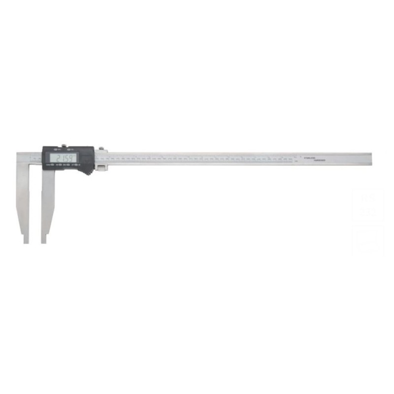 Subler de Atelier Digital fara Varfuri, cu Reglaj Fin, Domeniu 500, Gradatie 0.01 mm, Lungime Falci 150 mm