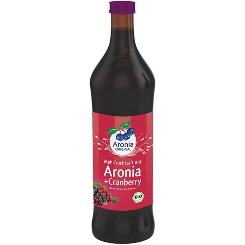 Suc Bio de Aronia cu Suc de Merisoare, 0,7l Aronia Original