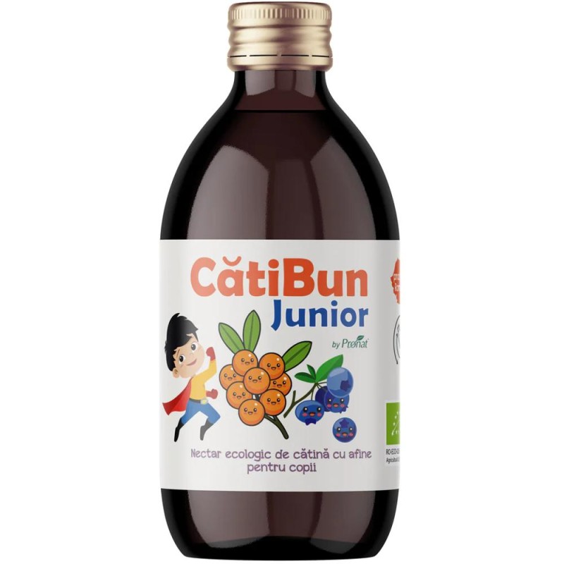 Suc de Catina cu Afine, Catibun, Bio, 250 ml