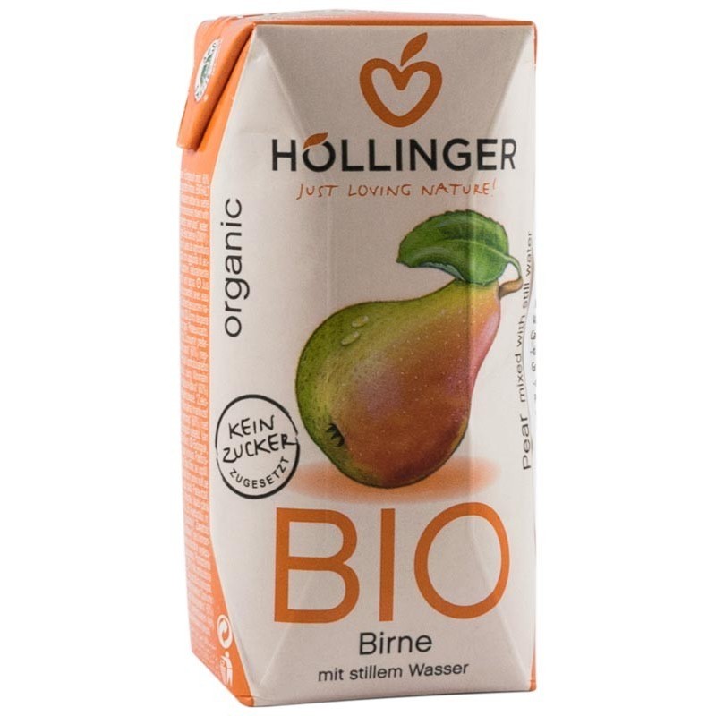Suc de Pere Bio cu Pai Hollinger, 200 ml Hollinger