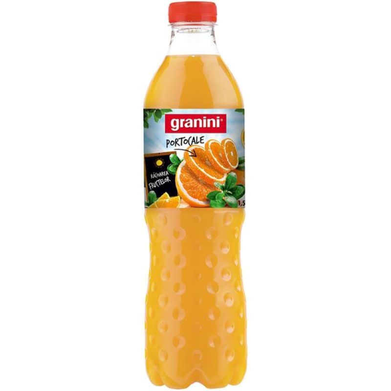 Suc Granini Portocale cu Pulpa 1.5 l