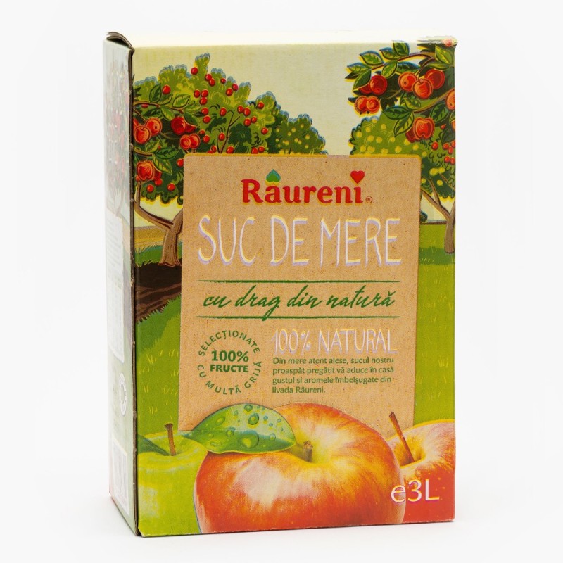 Suc Natural de Mere, Raureni, 3 l
