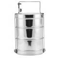 Sufertas Alimentar din Inox, 3 Cuve, 3 x 800 ml, Perfect Home