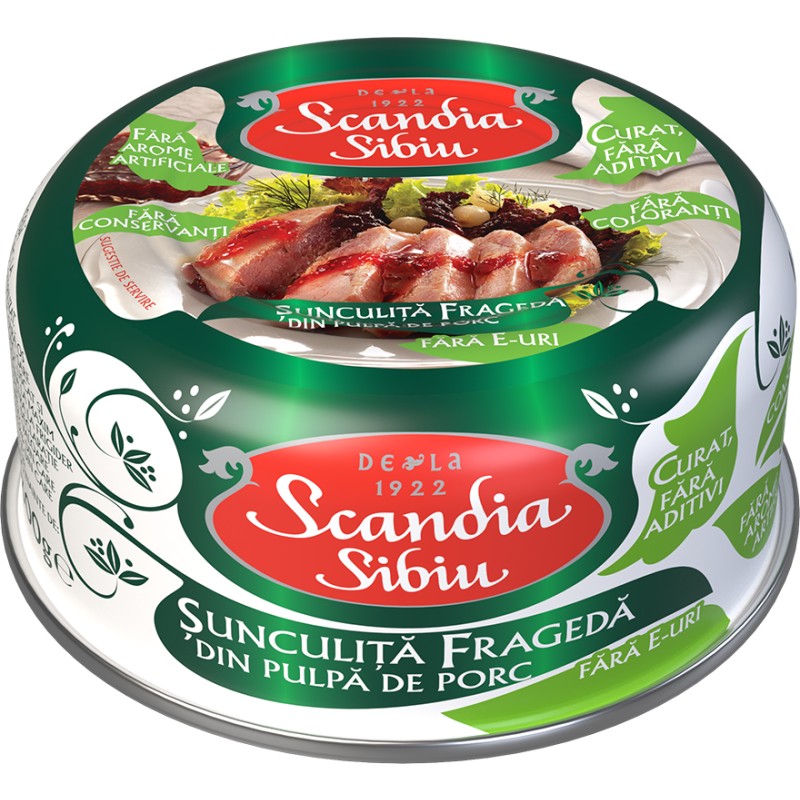 Sunculita Frageda din Pulpa de Porc, Scandia Sibiu, 300 G
