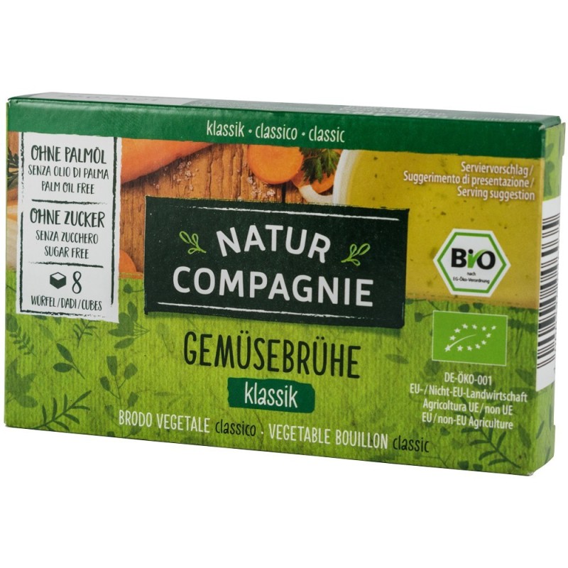 Supa Bio de Legume, 8 Cuburi Natur Compagnie