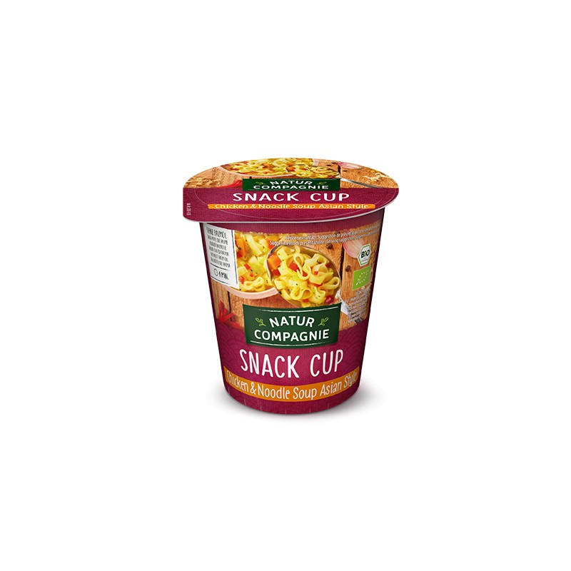 Supa Bio de Pui cu Taitei, 55 g Natur Compagnie, Asia Style