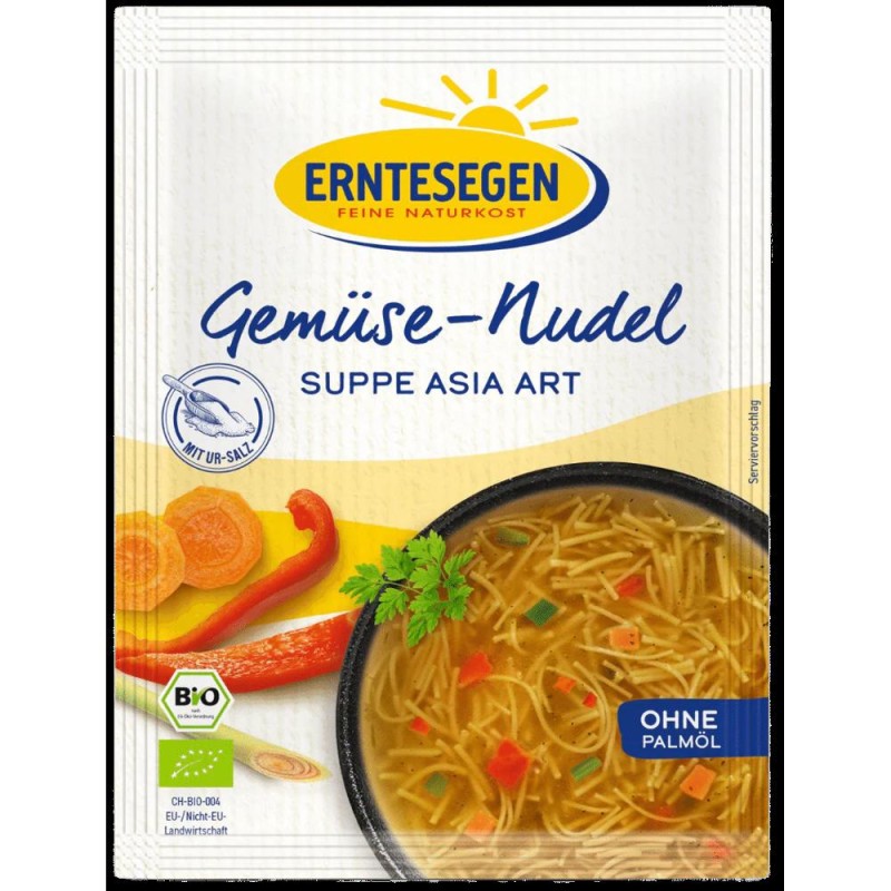 Supa cu Taitei in Stil Asiatic, Erntesegen, Bio, 37 g