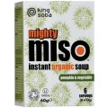 Supa Instant Miso BIO, fara Gluten, cu Dovleac si Legume, 60 g, King Soba
