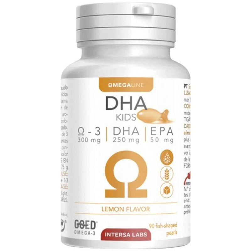 Supliment Alimentar Dha Kids, Intersa Labs, 90 Capsule, Bio, 78.75 g