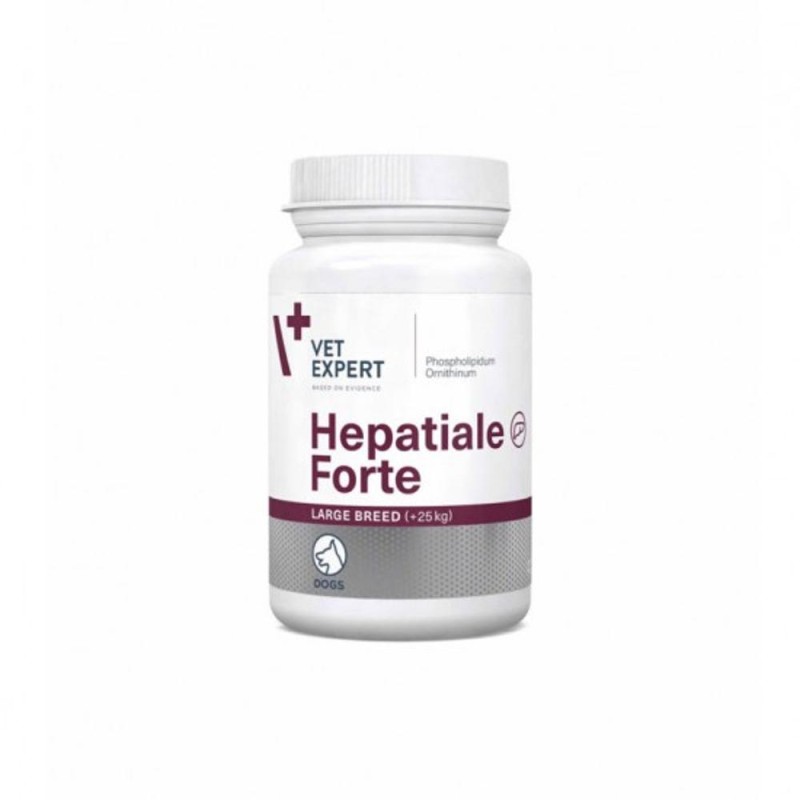 Supliment pentru Sustinerea Functiei Hepatice la Caini Rase Mari, Hepatiale Forte, Vetexpert, 40 Tablete