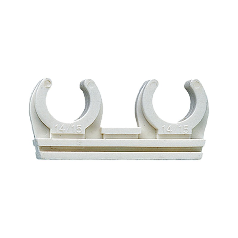 Suport Clip Dublu Pentru Sina 20 Mm Nailon 6.6-r 12 Mm  14