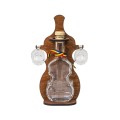 Suport cu Sticla in Forma de Vioara, cu Doua Pahare Shot, 26 x 16 cm