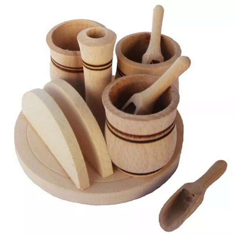 Suport din Lemn pentru Condimente si Servetele, Perfect Home