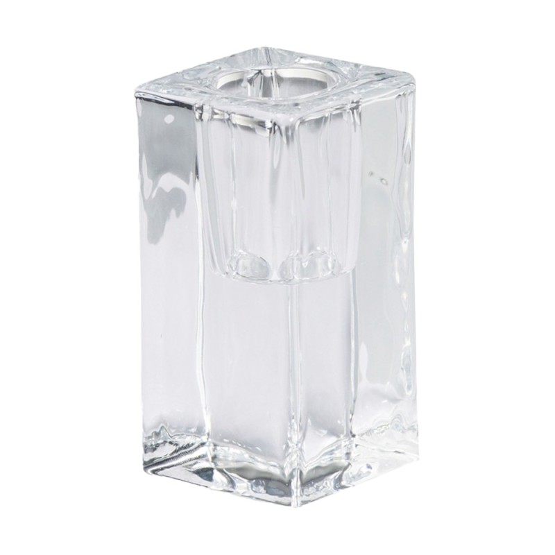 Suport din Sticla Bolsius pentru Lumanari Conice si Cilindrice 80x40 mm