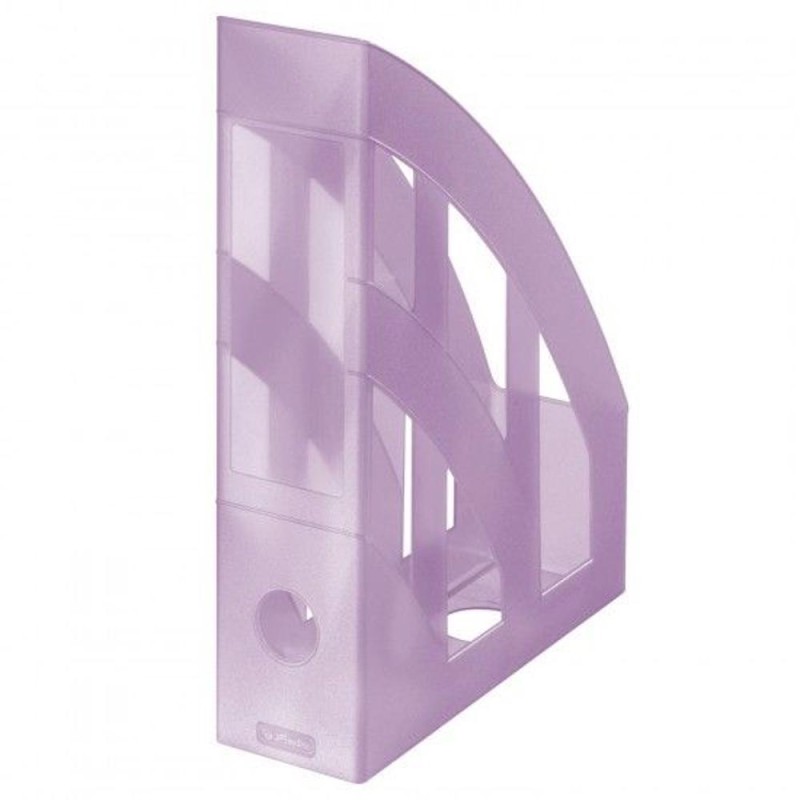 Suport Dosare, Plastic, A4, Mov Transparent