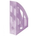Suport Dosare, Plastic, A4, Mov Transparent