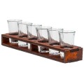 Suport Dreptunghiular cu 6 Pahare pentru Tuica, Zilan
