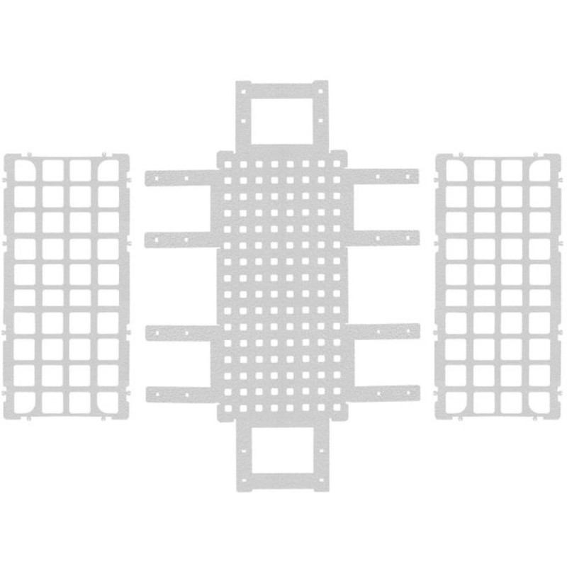 Suport Eprubete, 40 de Pozitii, Alb