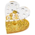 Suport Pensule Unghii si Ustensile Manichiura Golden Heart Luxorise, 12 Sloturi