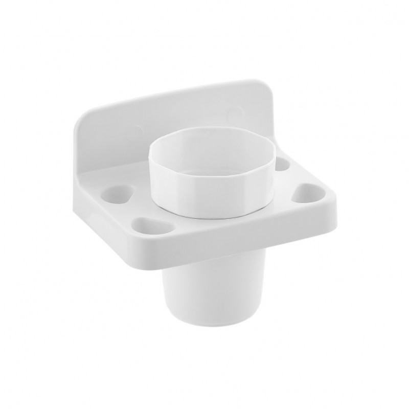 Suport pentru Depozitarea Periutei si Pastei de Dinti, Qlux L00646, din Plastic, 19.50 x 15 x 8.50 cm