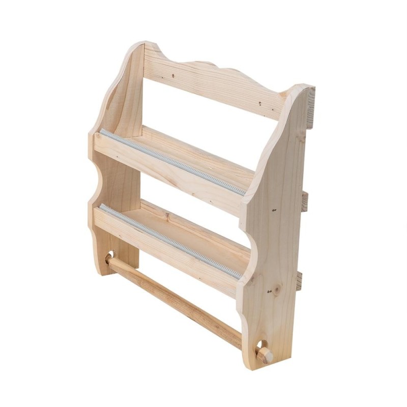 Suport pentru Folia Alimentara, din Lemn de Brad, 37 x 33 cm