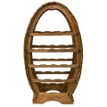 Suport pentru Sticle de Vin, 16 Sticle, din Lemn de Brad, Inaltime 76 cm, Zilan