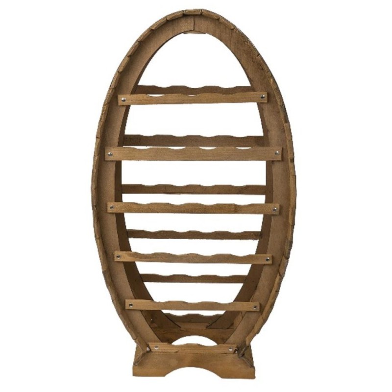 Suport pentru Sticle de Vin, 20 Sticle, din Lemn de Brad, Inaltime 92 cm, Zilan