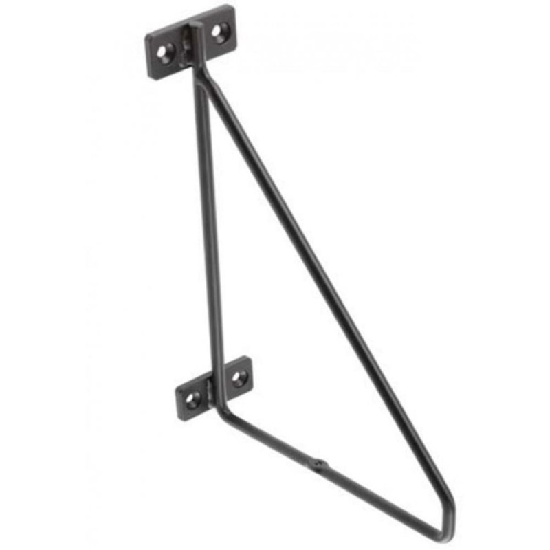 Suport Polita Model Bar, 210x170 mm, Finisaj Negru Mat