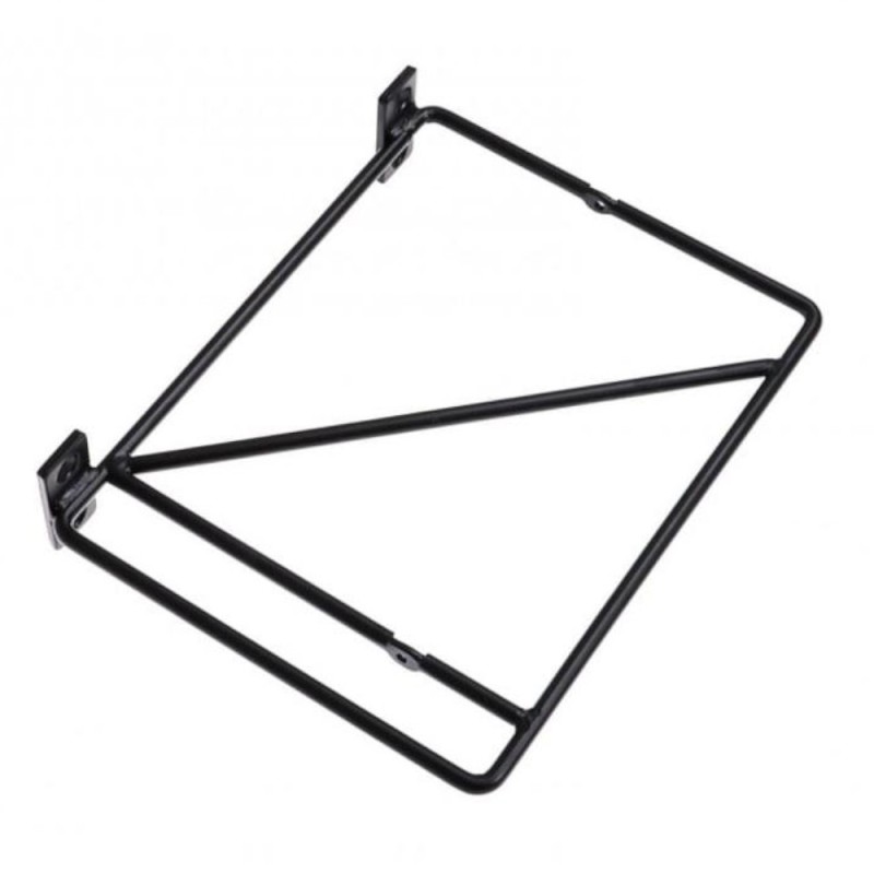 Suport Polita Model Rod, 210x170 mm, Finisaj Negru Mat