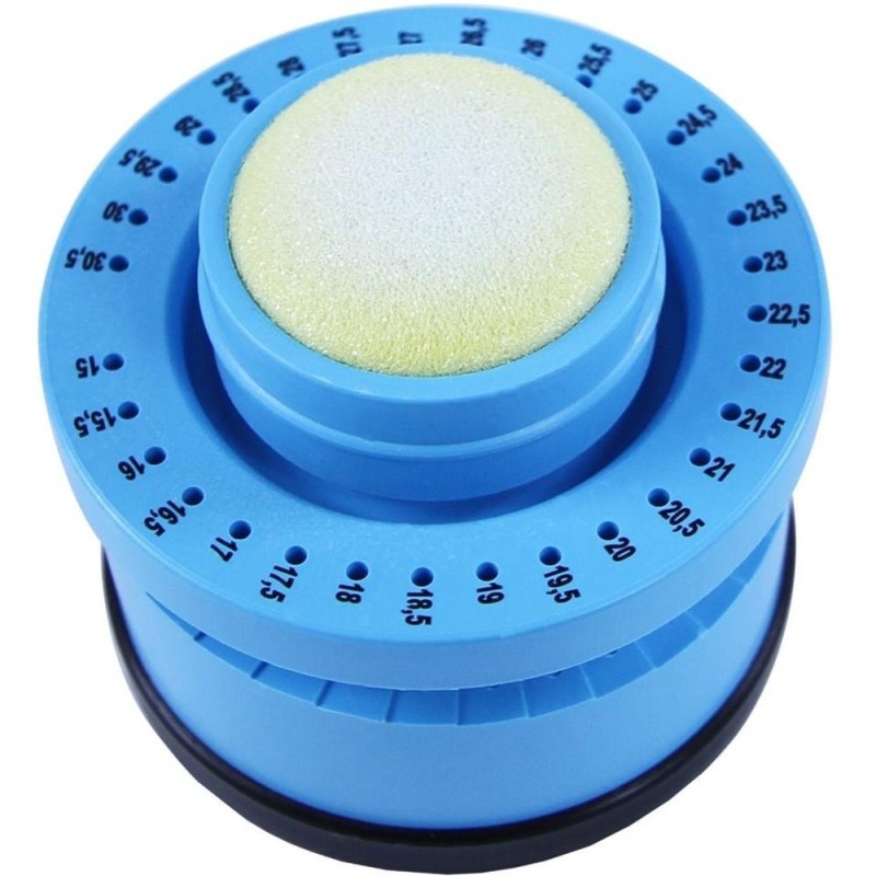 Suport Sterilizare Ace, 16 Orificii si Burete, 7.4 x 6.8 cm