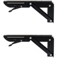 Suporti Pliabili pentru Raft, Z Tools, Lungime 200 mm, Negru, 2 Bucati