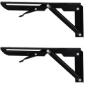 Suporti Pliabili pentru Raft, Z Tools, Lungime 250 mm, Negru, 2 Bucati