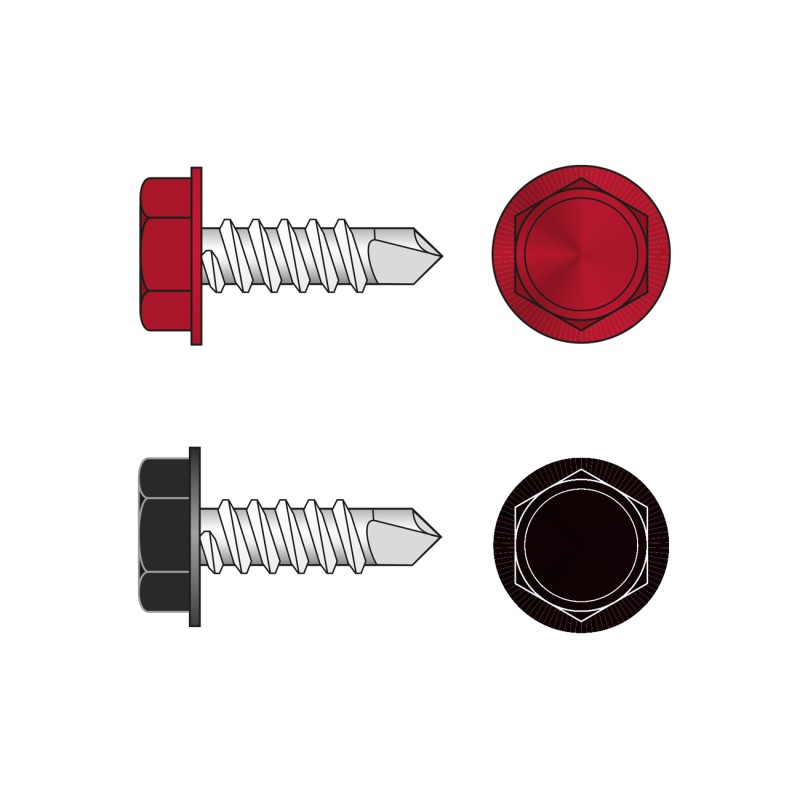 Surub Autoforant Cap Hex Forma K 7504 Otel Zincat-3.5x 25