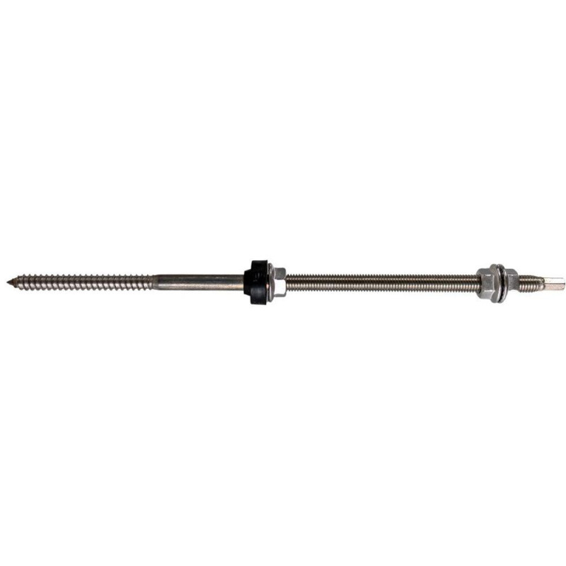 Surub Fixare Inox M10 x 300 mm, Cap Hexagonal SW7 Prevazut cu 3 Piulite din Inox, Smart Heater