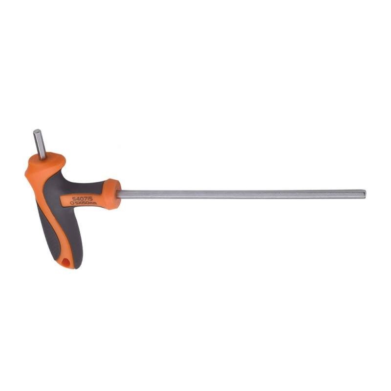 Surubelnita HEX cu Maner T, Cap Normal, Harden, 2.0 x 75 mm, Otel Cr-V