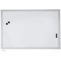 Tabla Magnetica, Aluminiu, Suprafata Alba, 60 x 80 cm, Rama Lemn Natural, Herlitz