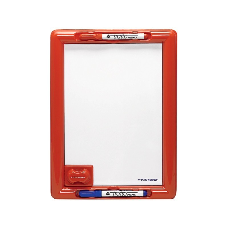 Tabla Magnetica Whiteboard Tratto, 26 x 36 cm, Rosu