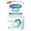 Tablete Efervescente Corega Dubla Putere pentru Curatarea Protezei Dentare, 30 Bucati