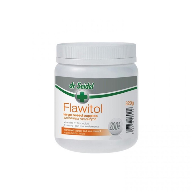 Tablete Flawitol Puppy Lb, 200 Bucati, Dr. Seidel