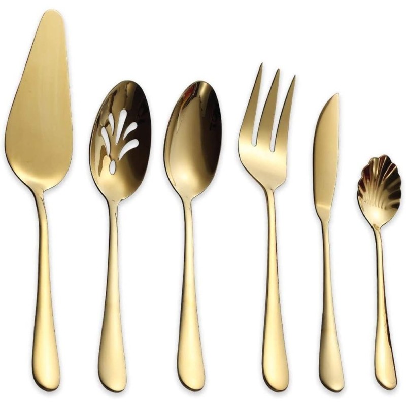 Tacamuri 18/0 Inox, Aurii, 6 Bucati, Berglander